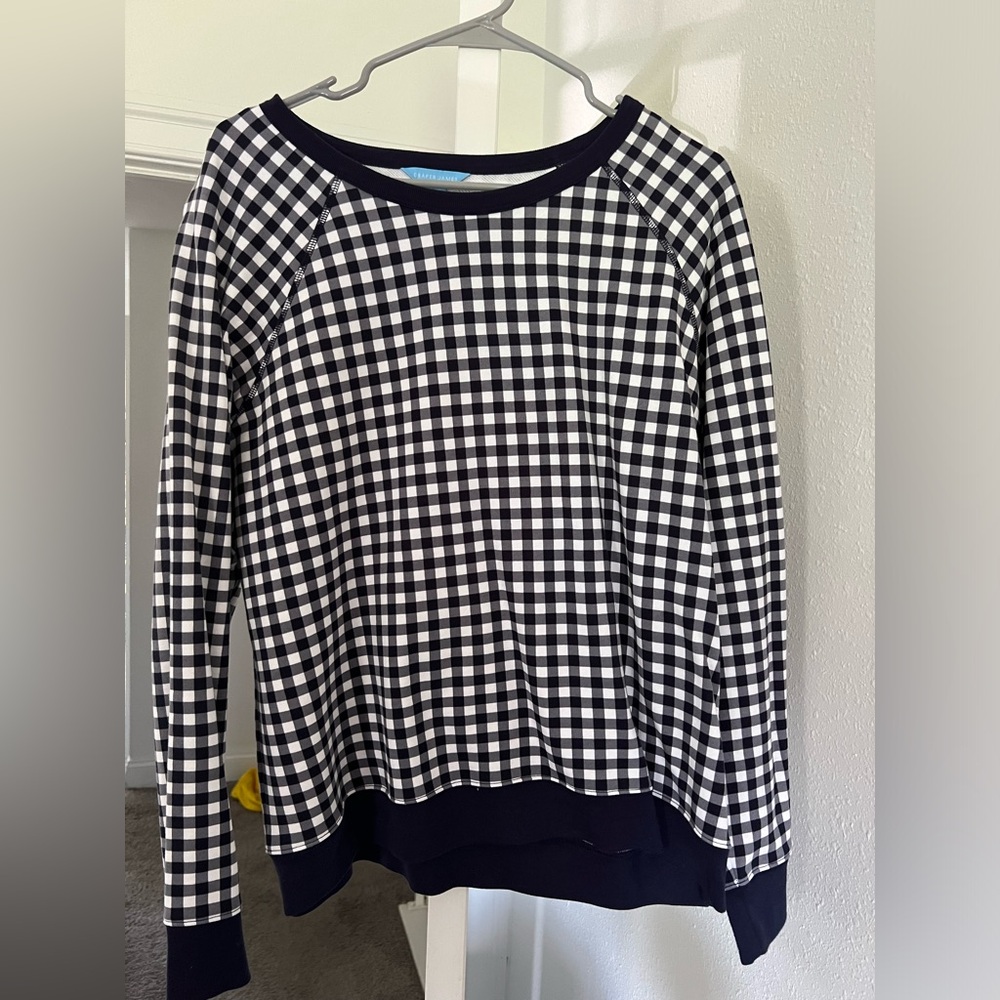 Deeper James gingham sweatshirt! Size XL